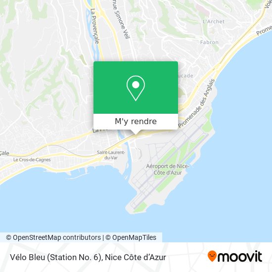 Vélo Bleu (Station No. 6) plan