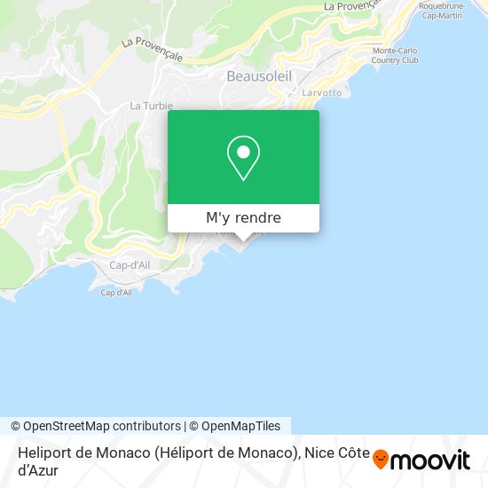 Heliport de Monaco (Héliport de Monaco) plan
