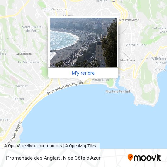 Promenade des Anglais plan