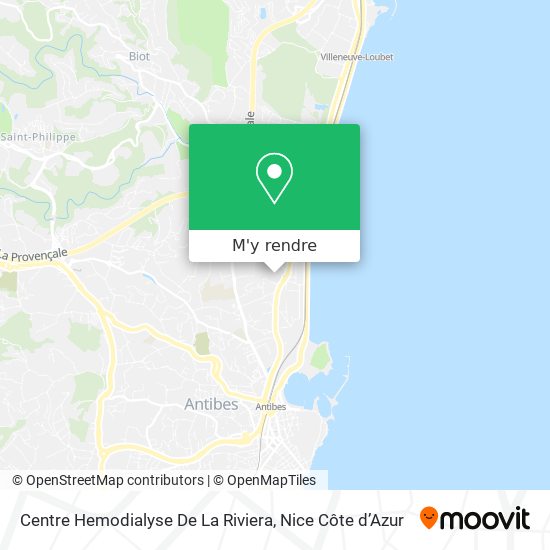 Centre Hemodialyse De La Riviera plan