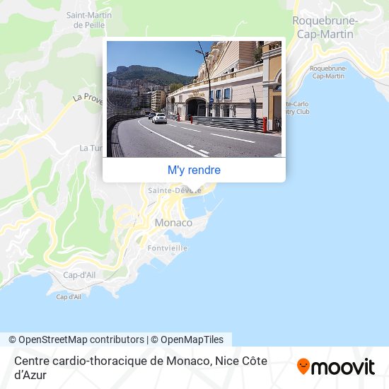 Centre cardio-thoracique de Monaco plan