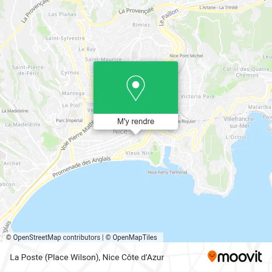 La Poste (Place Wilson) plan