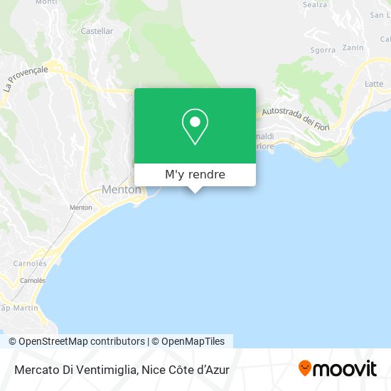Mercato Di Ventimiglia plan