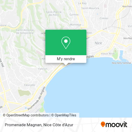 Promenade Magnan plan
