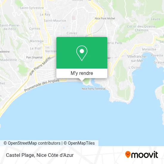 Castel Plage plan