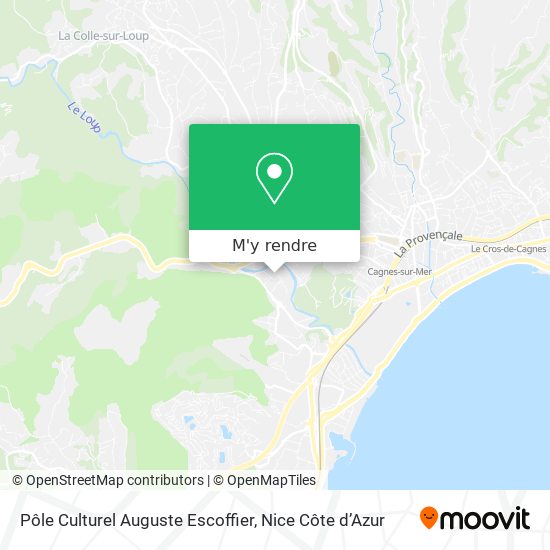 Pôle Culturel Auguste Escoffier plan