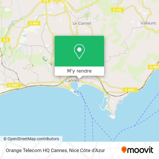 Orange Telecom HQ Cannes plan