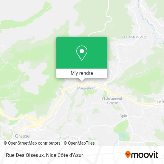 Rue Des Oiseaux plan