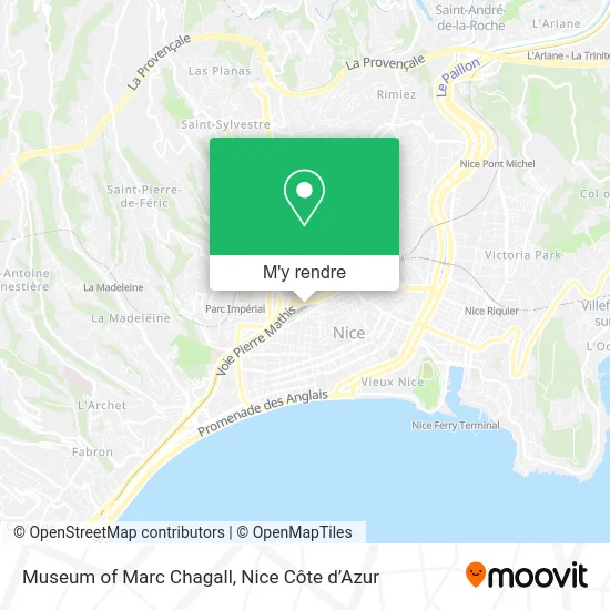 Museum of Marc Chagall plan