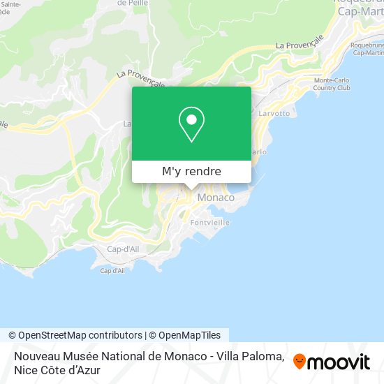 Nouveau Musée National de Monaco - Villa Paloma plan