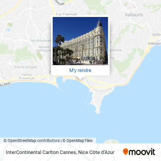 InterContinental Carlton Cannes plan