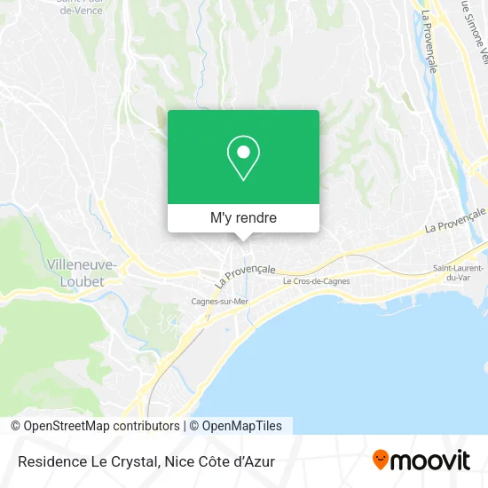Residence Le Crystal plan