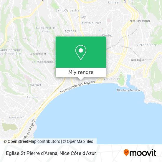 Eglise St Pierre d'Arena plan