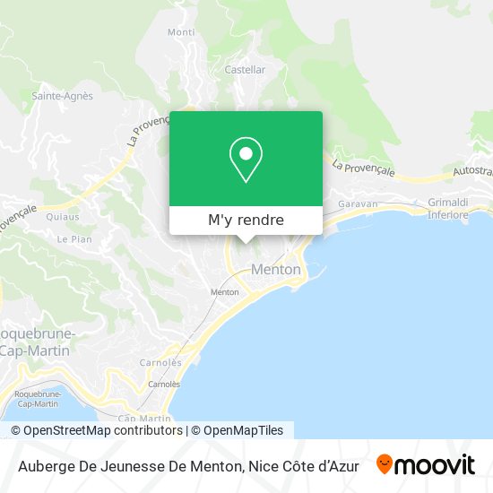 Auberge De Jeunesse De Menton plan