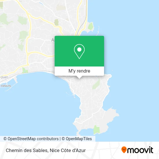 Chemin des Sables plan