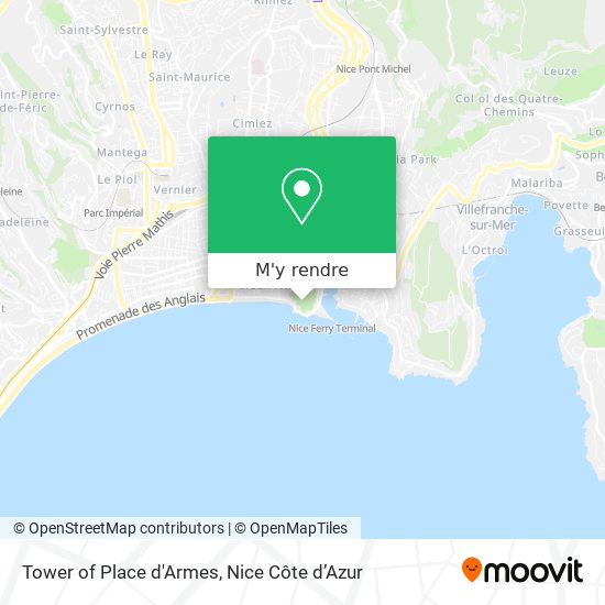 Tower of Place  d'Armes plan