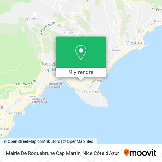 Mairie De Roquebrune Cap Martin plan
