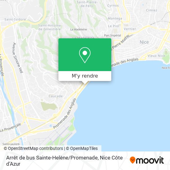 Arrêt de bus Sainte-Helène / Promenade plan