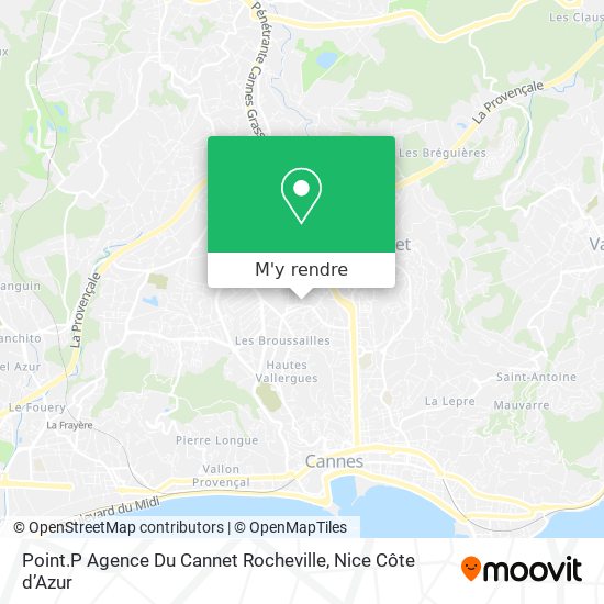 Point.P Agence Du Cannet Rocheville plan