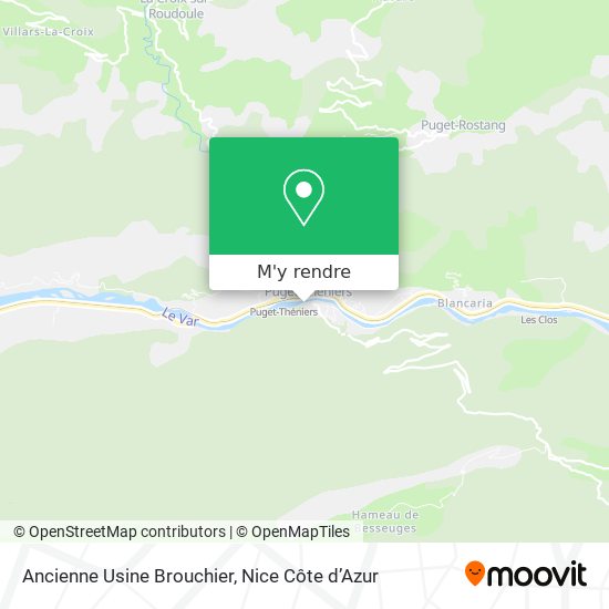 Ancienne Usine Brouchier plan