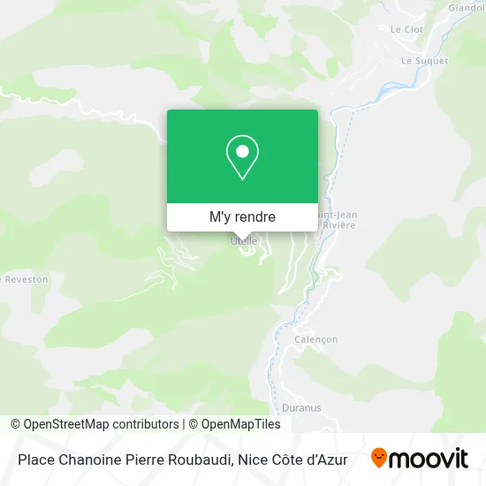 Place Chanoine Pierre Roubaudi plan