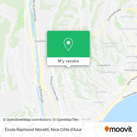 École Raymond Moretti plan