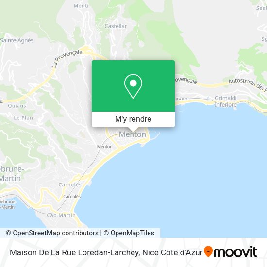 Maison De La Rue Loredan-Larchey plan