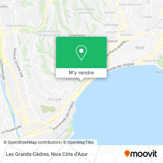 Les Grands-Cèdres plan