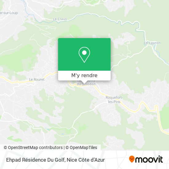 Ehpad Résidence Du Golf plan