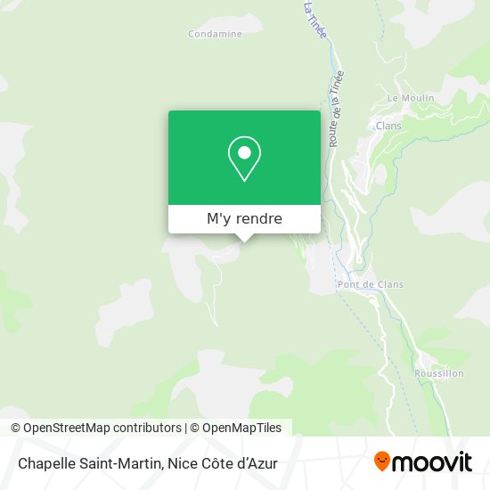 Chapelle Saint-Martin plan