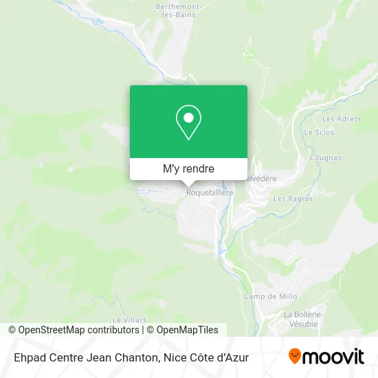 Ehpad Centre Jean Chanton plan