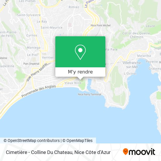 Cimetière - Colline Du Chateau plan