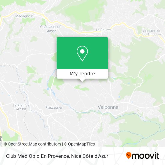 Club Med Opio En Provence plan