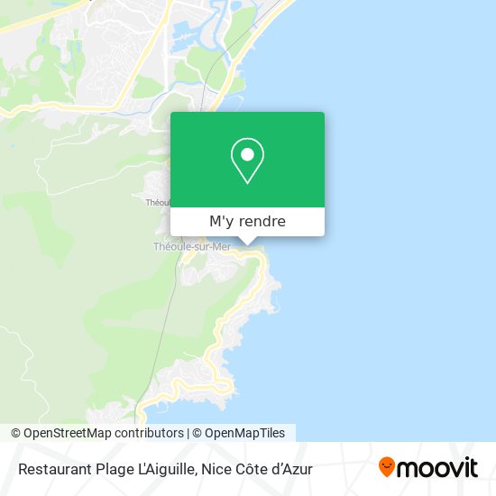 Restaurant Plage L'Aiguille plan