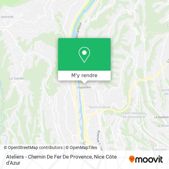 Ateliers - Chemin De Fer De Provence plan