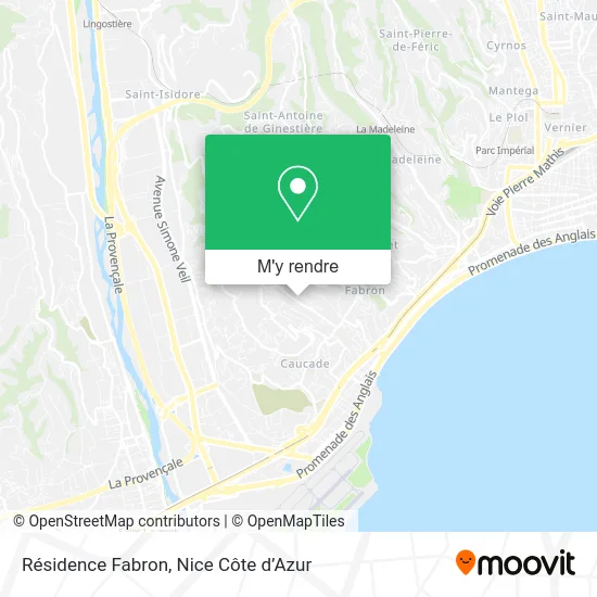 Résidence Fabron plan