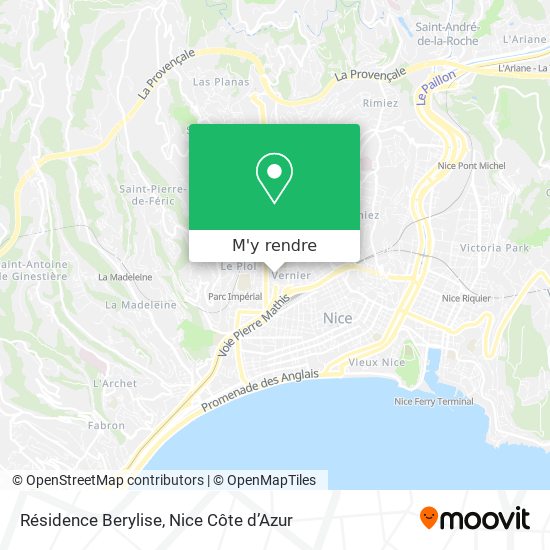 Résidence Berylise plan