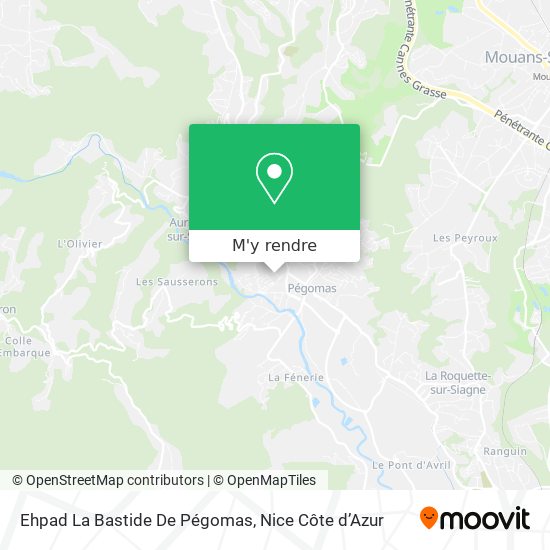 Ehpad La Bastide De Pégomas plan