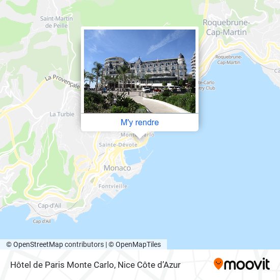 Hôtel de Paris Monte Carlo plan