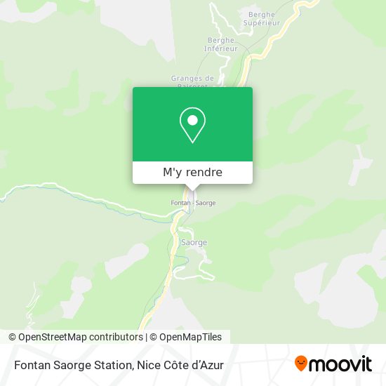 Fontan Saorge Station plan