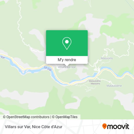 Villars sur Var plan