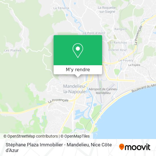 Stéphane Plaza Immobilier - Mandelieu plan
