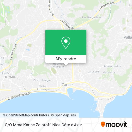 C/O Mme Karine Zolotoff plan