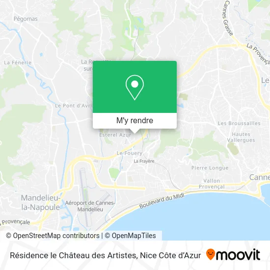 Résidence le Château des Artistes plan