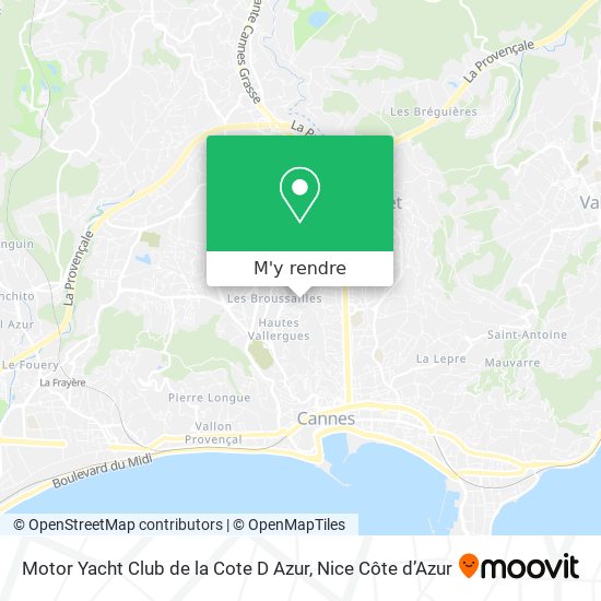 Motor Yacht Club de la Cote D Azur plan