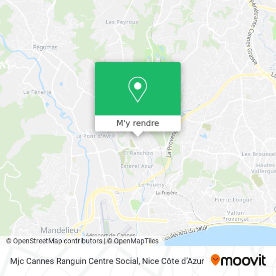Mjc Cannes Ranguin Centre Social plan