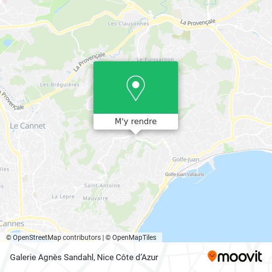 Galerie Agnès Sandahl plan