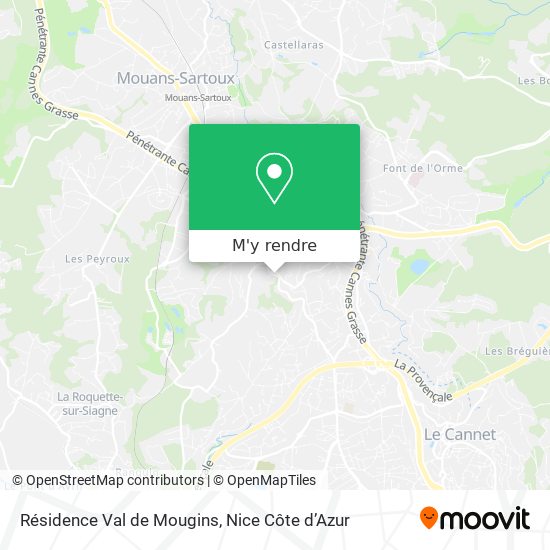 Résidence Val de Mougins plan