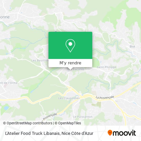 L'Atelier Food Truck Libanais plan