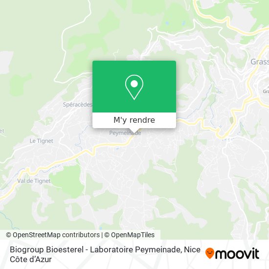 Biogroup Bioesterel - Laboratoire Peymeinade plan